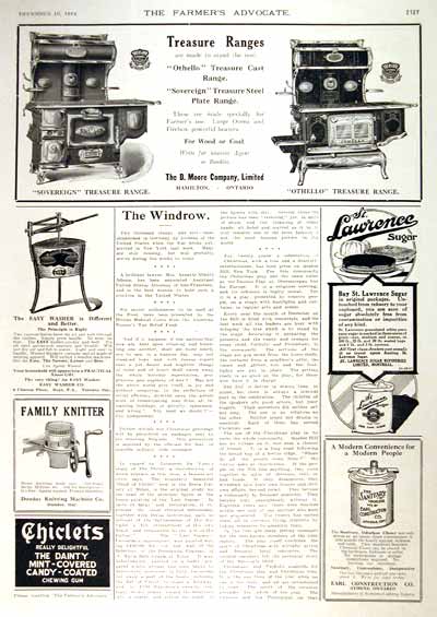 1914 Treasure Range Classic Ad #001678