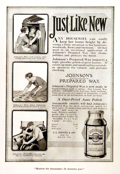 1918 Johnson Wax