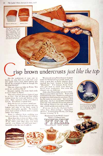 1918 Pyrex Dishes  #001978
