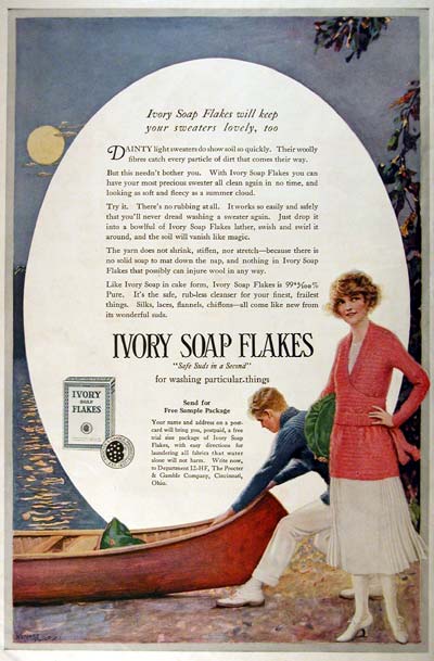 1920 Ivory Soap Vintage Print Ad #001950
