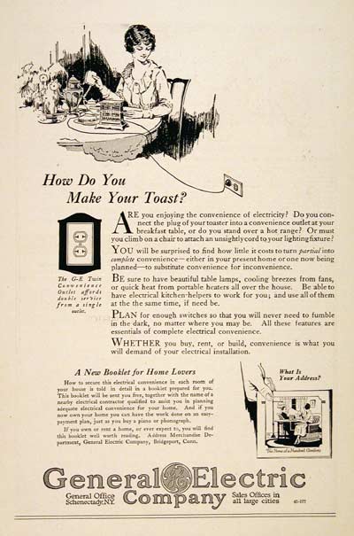1922 G.E. Toaster #003134