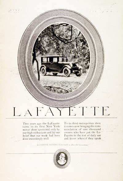 1922 LaFayette Sedan #003145