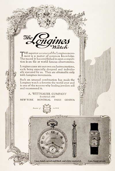 1923 Longines Watch Co. #003172