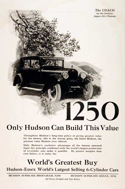 1925 Hudson Coach #003208