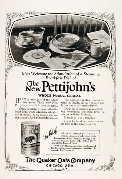 1926 Pettijohn's Cereal #003224