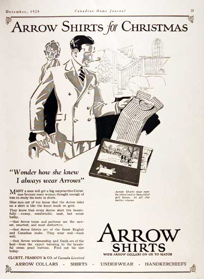 1928 Arrow Shirts #002792