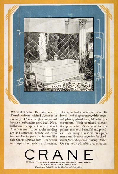 1929 Crane Bath Tub #003271