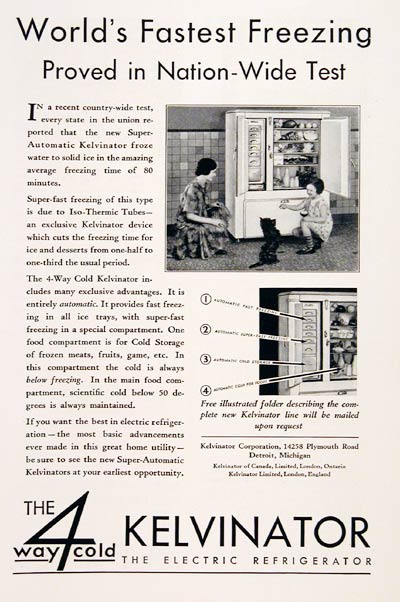 1930 Kelvinator Refrigerator #007771