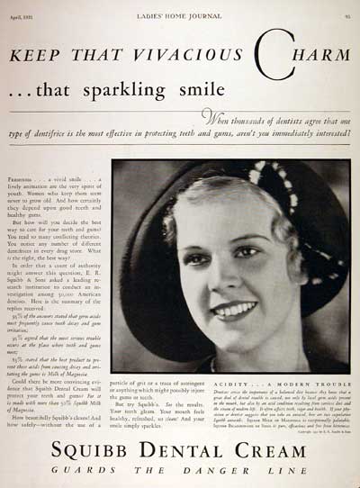 1931 Squibb Dental Cream #002653