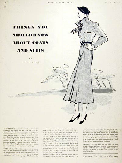 1934 Butterick Fashions #008006