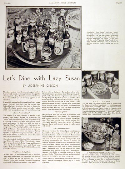 1934 Heinz 57 Sauces #007958
