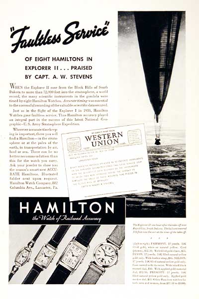 1936 Hamilton Watch #003513