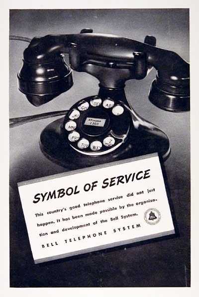 1937 Bell Telephone #003518