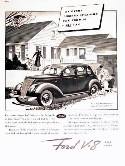 1937 Ford V8 Sedan #003954