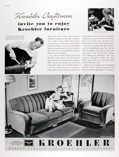 1937 Kroehler Furniture #024246
