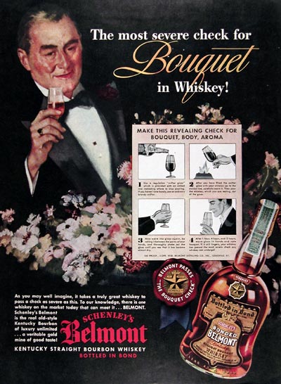 1938 Schenley's Belmont Whiskey #024931