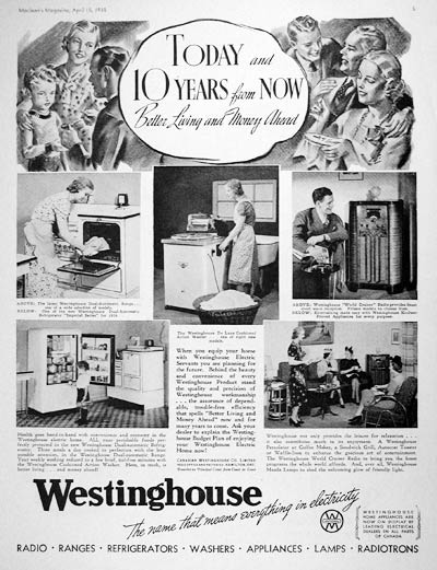 1938 Westinghouse Appliances #008054