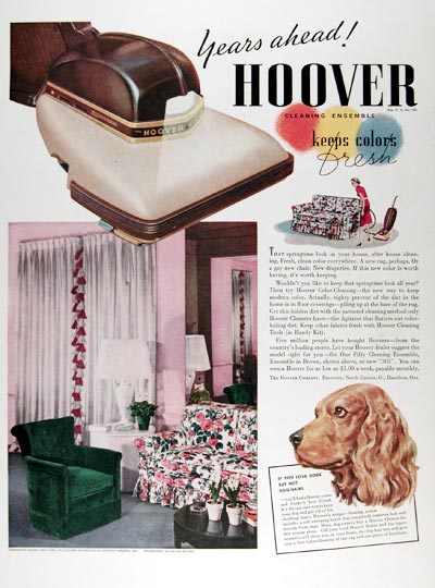 1939 Hoover Vacuum Cleaner #024313