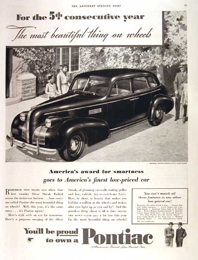 1939 Pontiac Sedan #002752