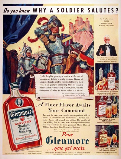 1940 Glenmore Bourbon Whiskey #006624