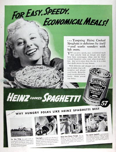 1940 Heinz Spaghetti #023812