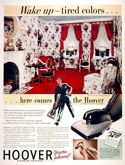 1940 Hoover Vacuum Cleaner #006625