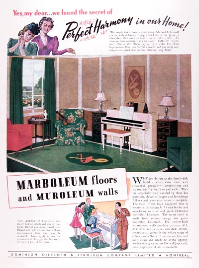 1940 Marboleum Floors #023811