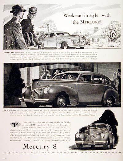 1940 Mercury 8 Sedan #006619