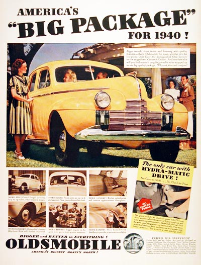 1940 Olds 60 Sedan #006723