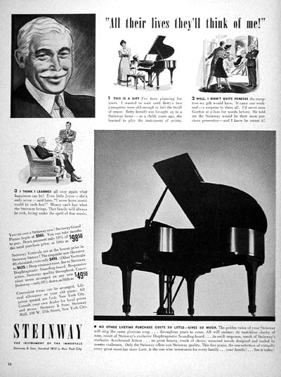 1940 Steinway Pianos #006715