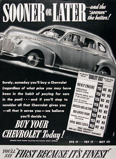 1941 Chevrolet Special Deluxe Sedan #008958