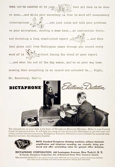 1945 Dictaphone #003840