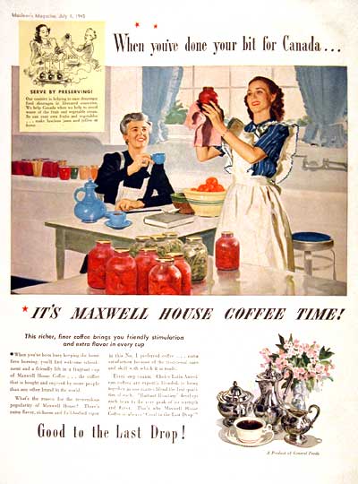 1945 Maxwell House Coffee #002408