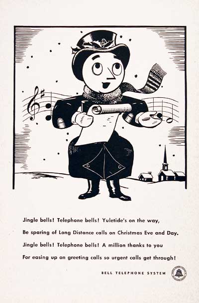 1946 Bell Telephone Christmas #003904