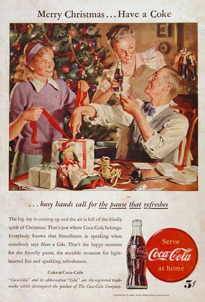 1946 Coca Cola Christmas #003905
