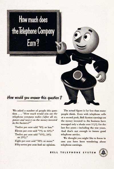 1947 Bell Telephone #003918