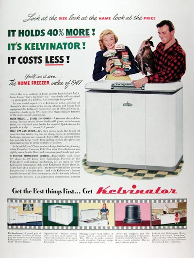 1947 Kelvinator Home Freezer #009695