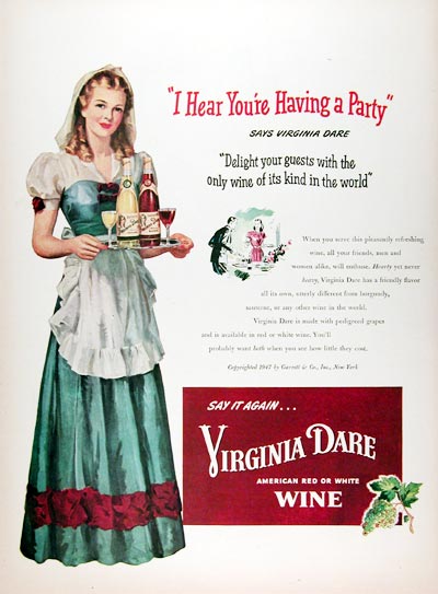 1947 Virginia Dare Wines #009691
