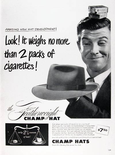 1950 Champ Hats #023705