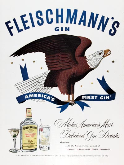 1950 Fleischmann's Gin #023706