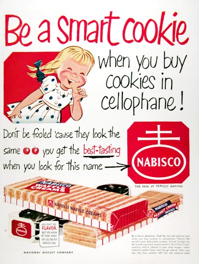 1950 Nabisco Waffle Creams #023641