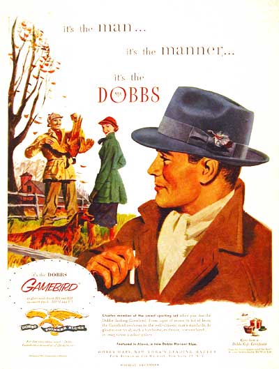 1951 Dobbs Gamebird Hat #003296