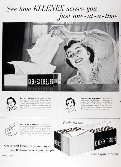 1951 Kleenex Tissues #024531