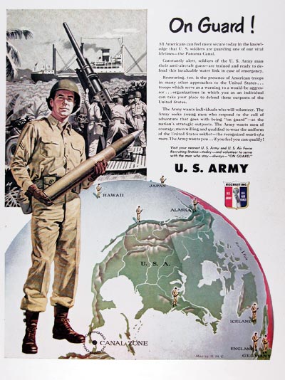 1951 U.S. Army Panama Canal #024550