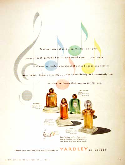 1951 Yardley Perfume