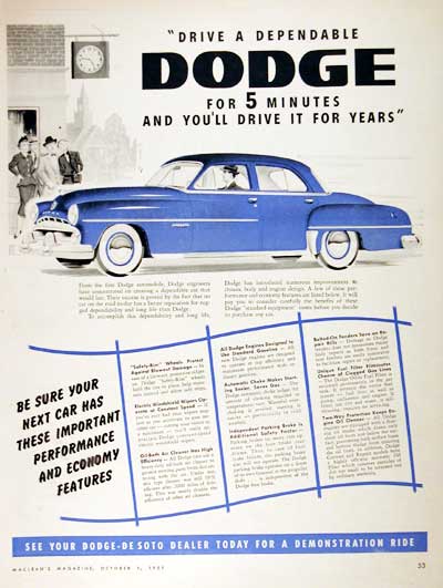 1952 Dodge Coronet #001987