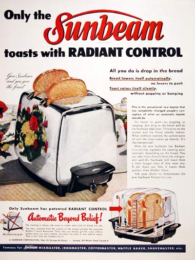 1952 Sunbeam Toaster #004064