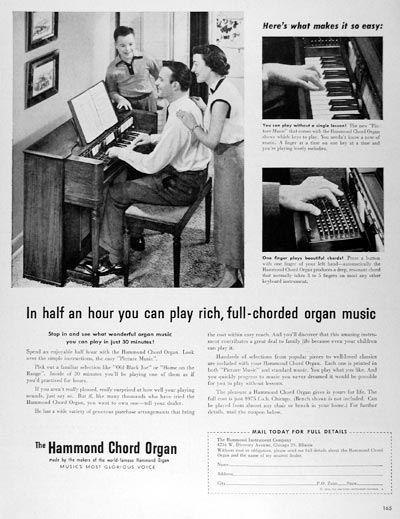 1953 Hammond Chord Organ #024642