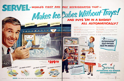 1953 Servel Refrigerator #004047