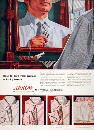 1954 Arrow Shirts & Ties #003990
